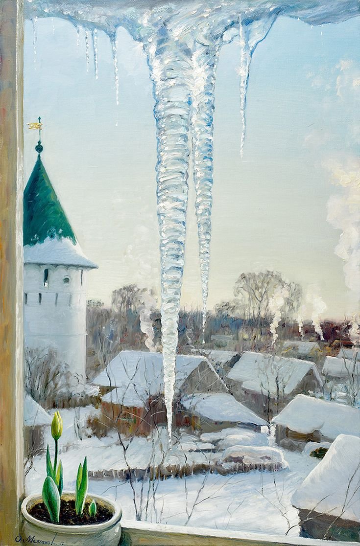 Капельки на веточках