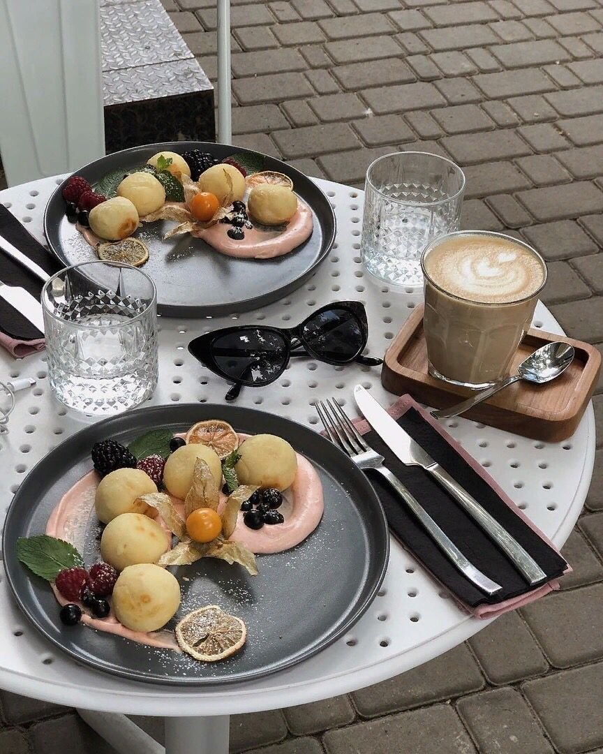 Коллаж красивые Завтраки