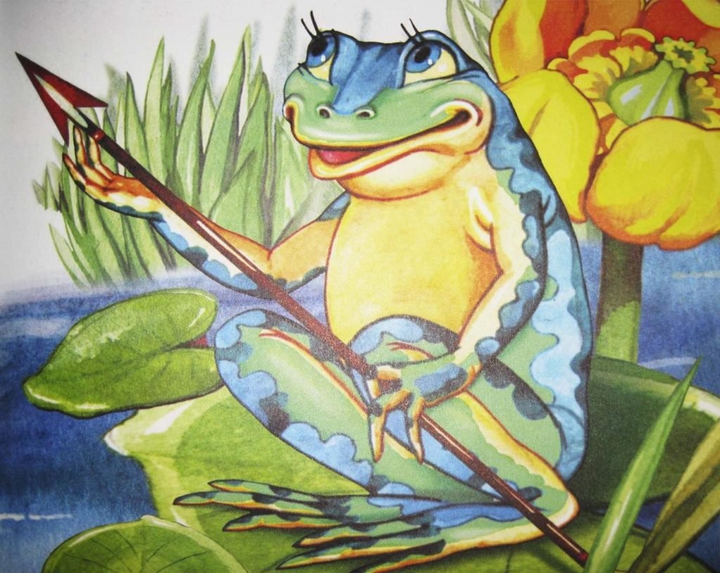 Картинка царевна лягушка для детей из сказки