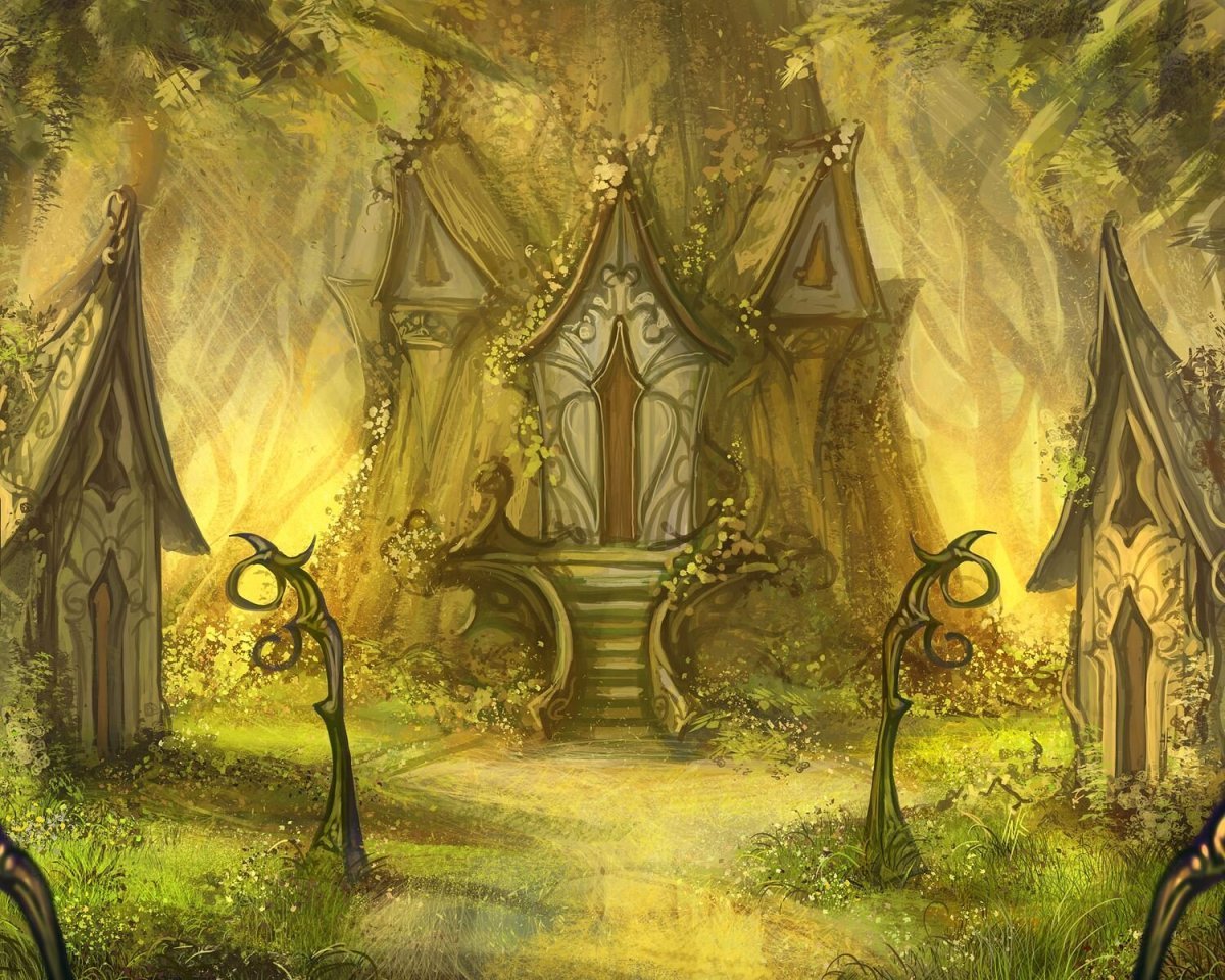 Сказочный лес эльфов