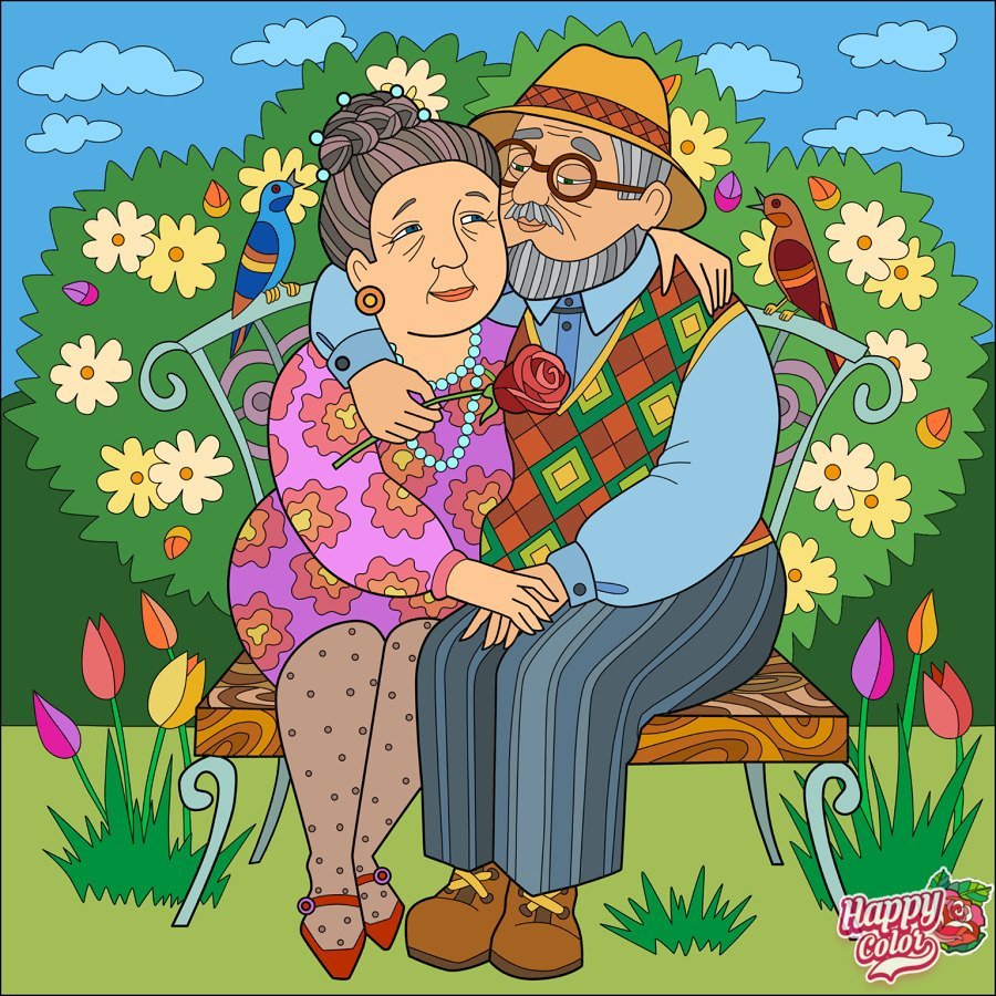 Бабушка и дедушка картинки для детей