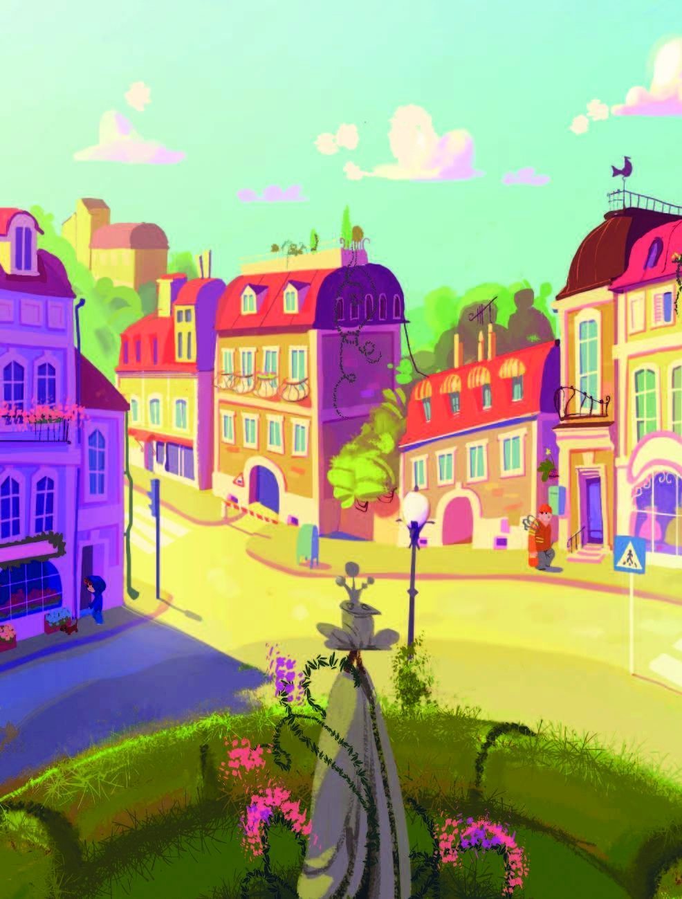 Фон города для детей