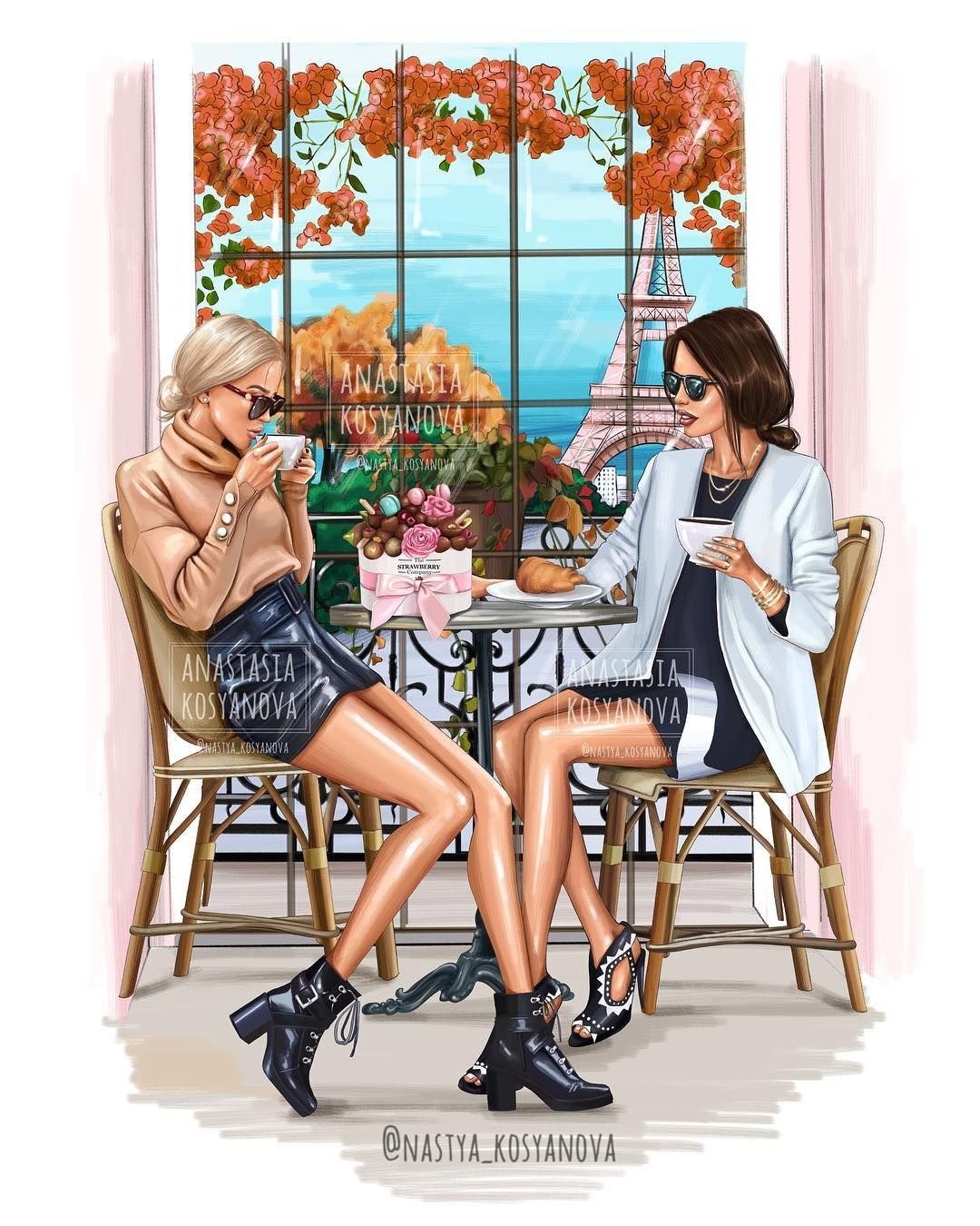 Иллюстрации Насти Касьяновой