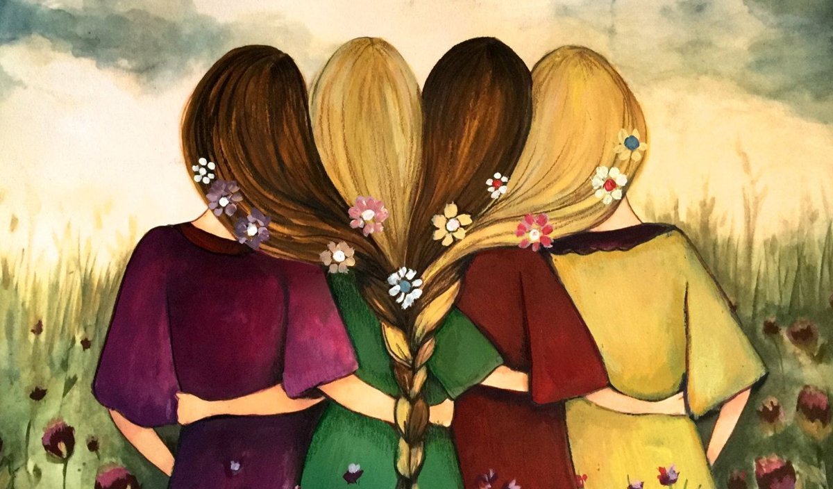 Девочки подружки