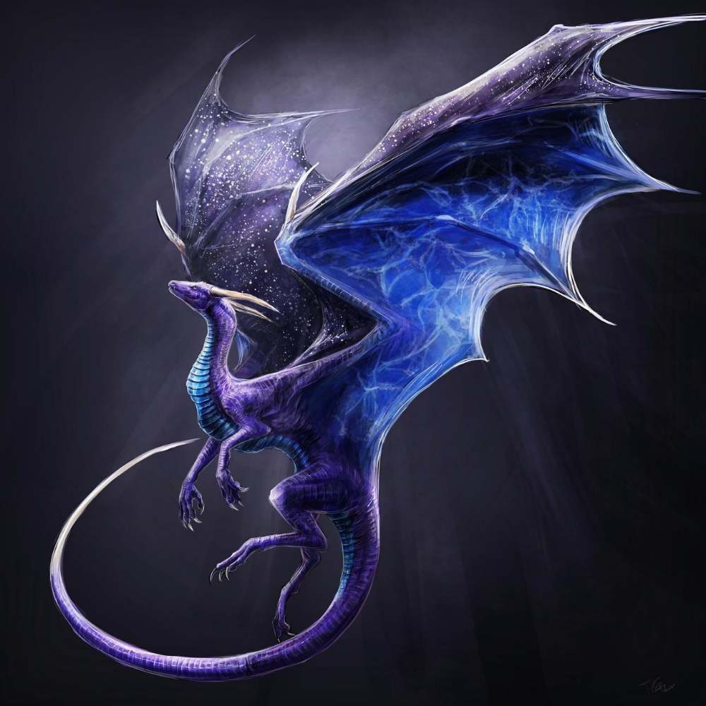 Девушка и белый дракон