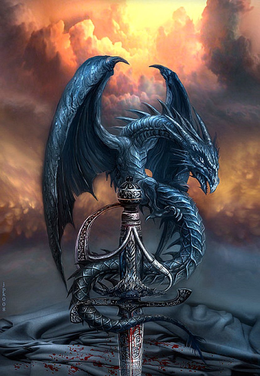 Синий дракон ДНД