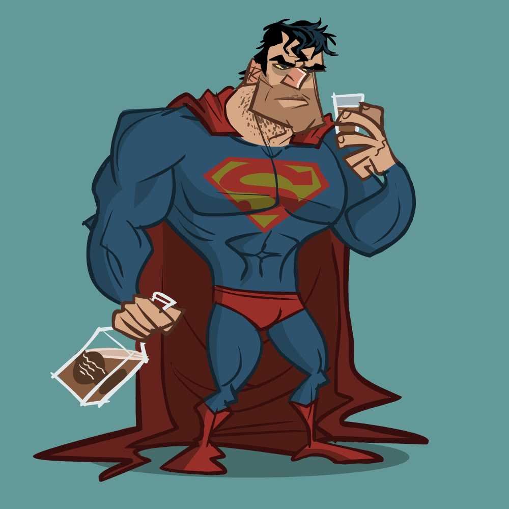 Супермен рисунок