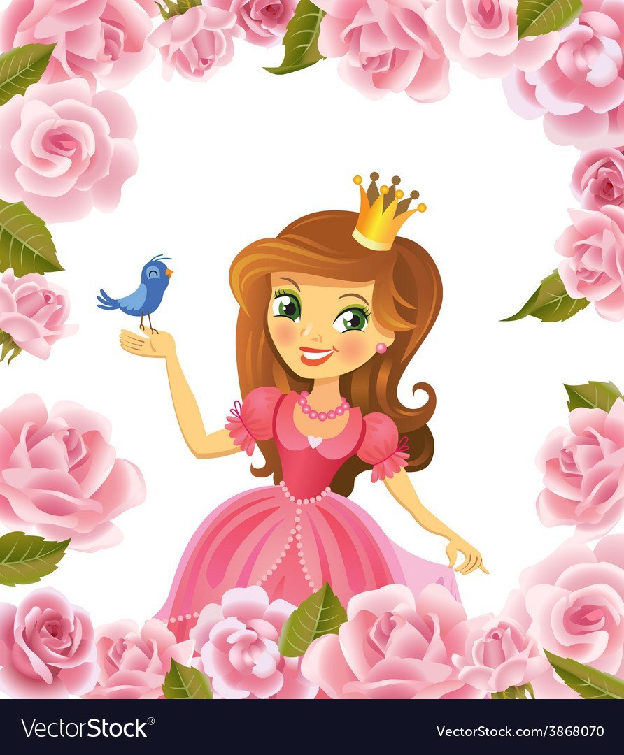 Красивая открытка для девочки