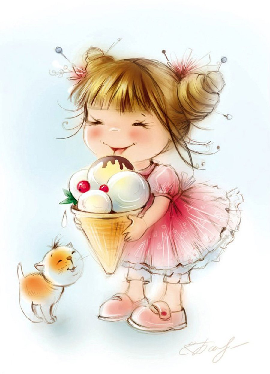 Детки художницы Ruth Morehead