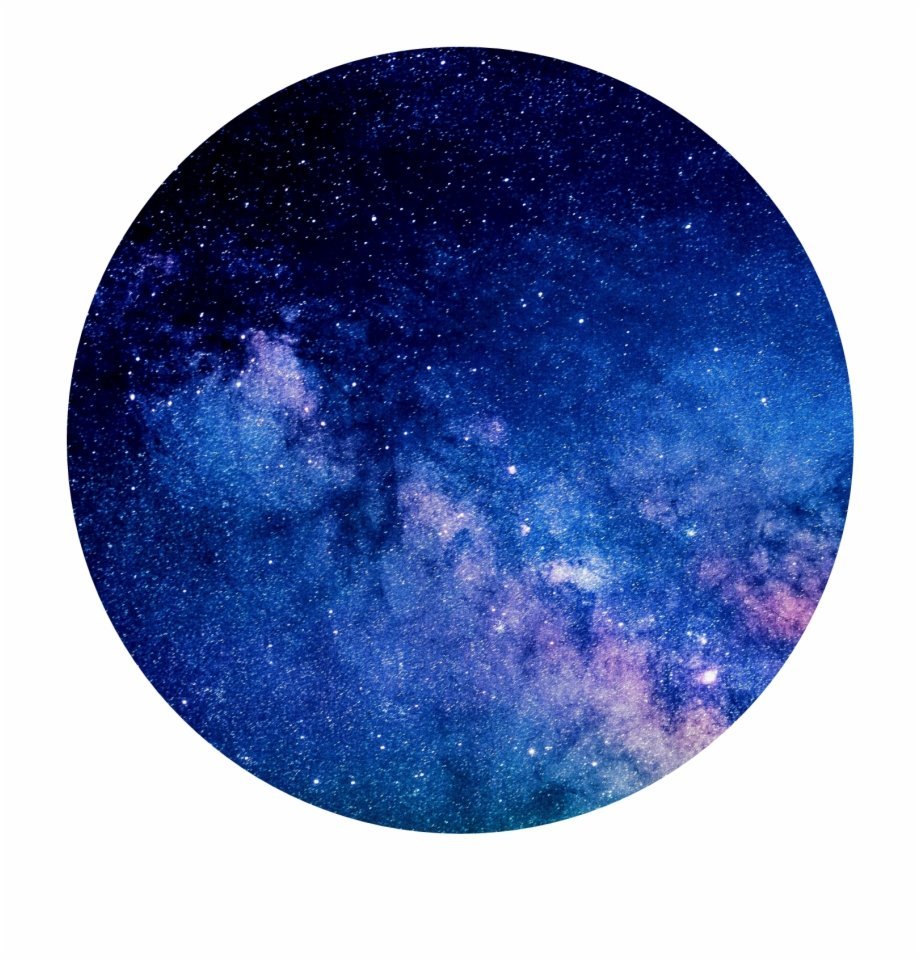 Космический фон круглый