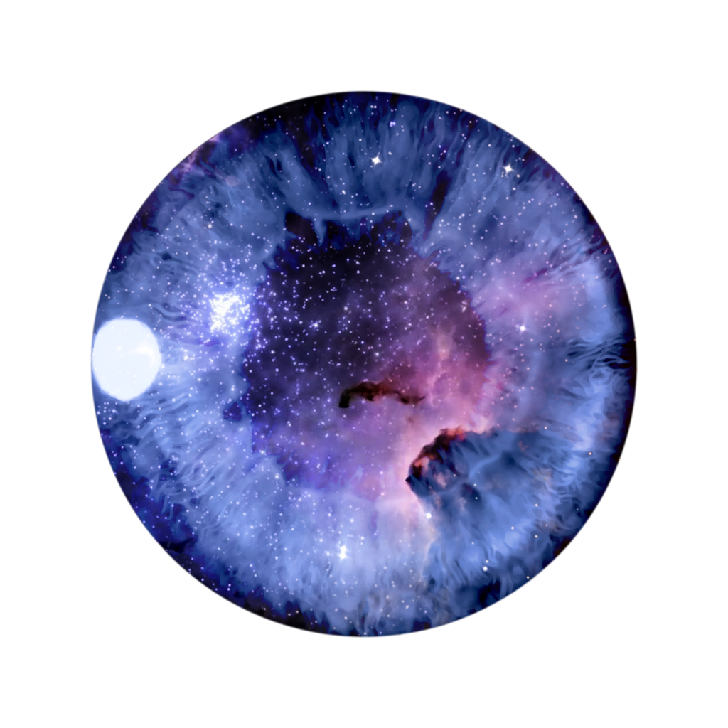 Космическая глаза без фона