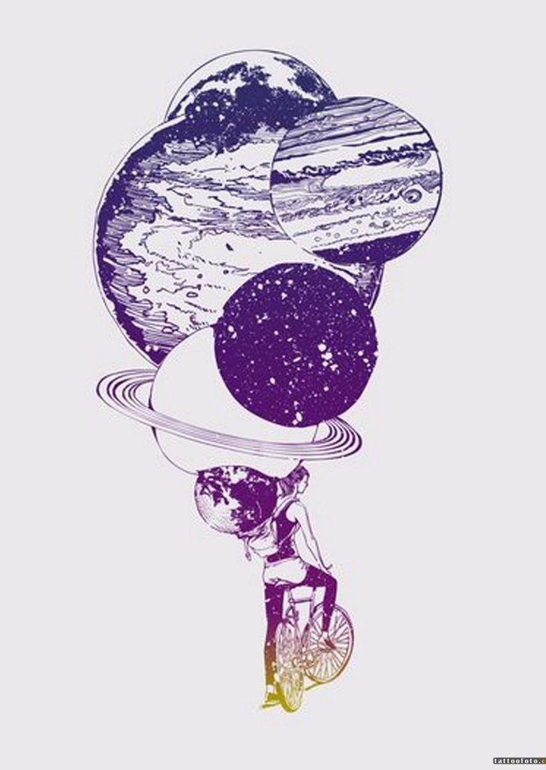 Космос эскиз