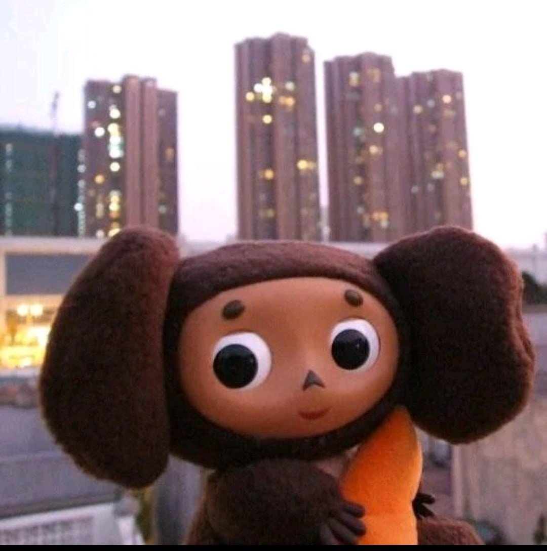 Чебурашка и крокодил Гена арт