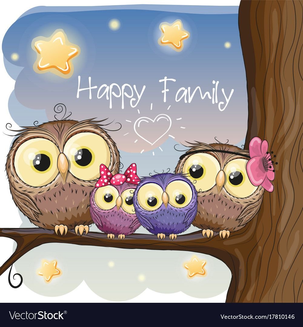 Милые Совушки в шапках