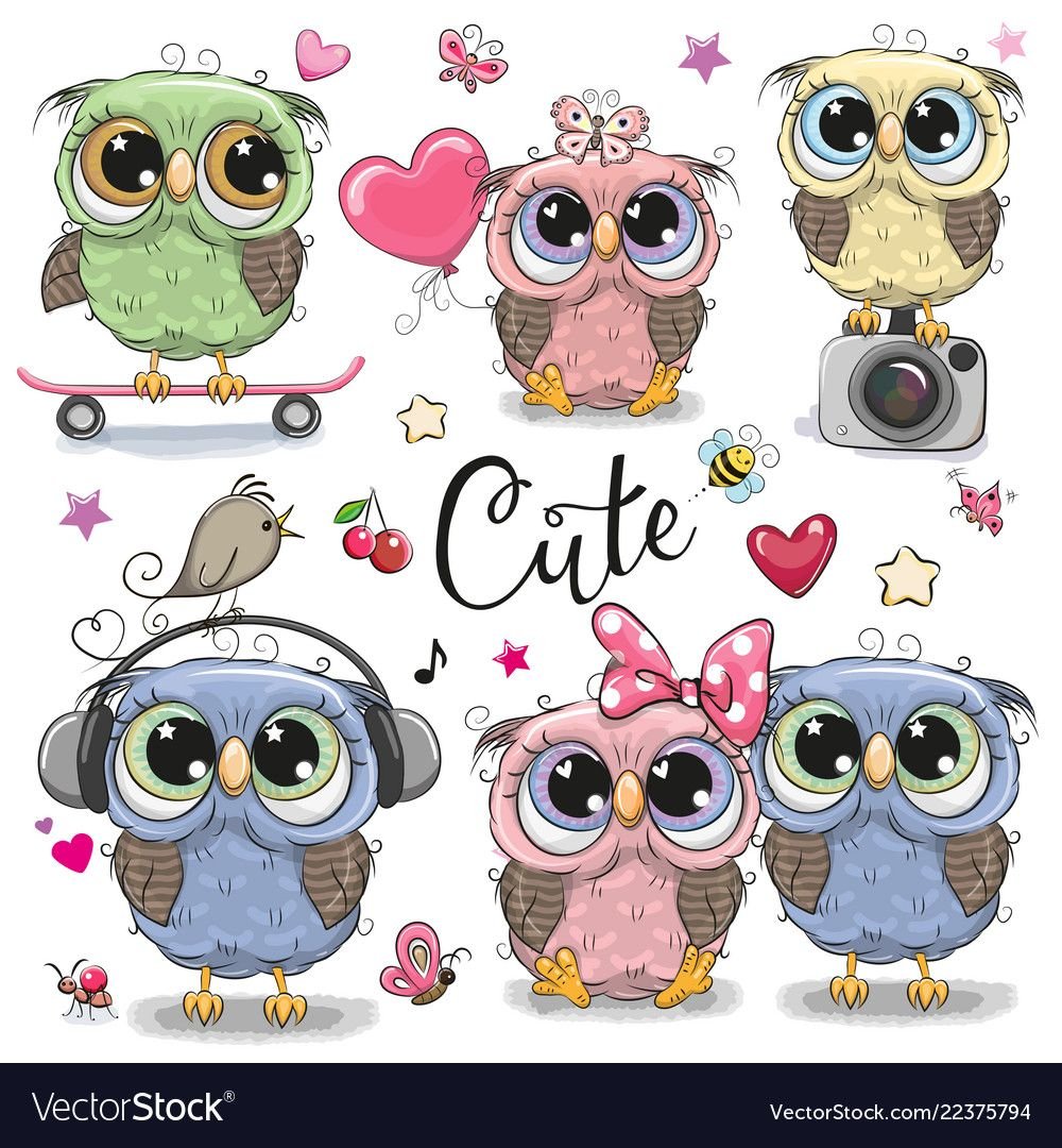 Совушка для метрики без фона