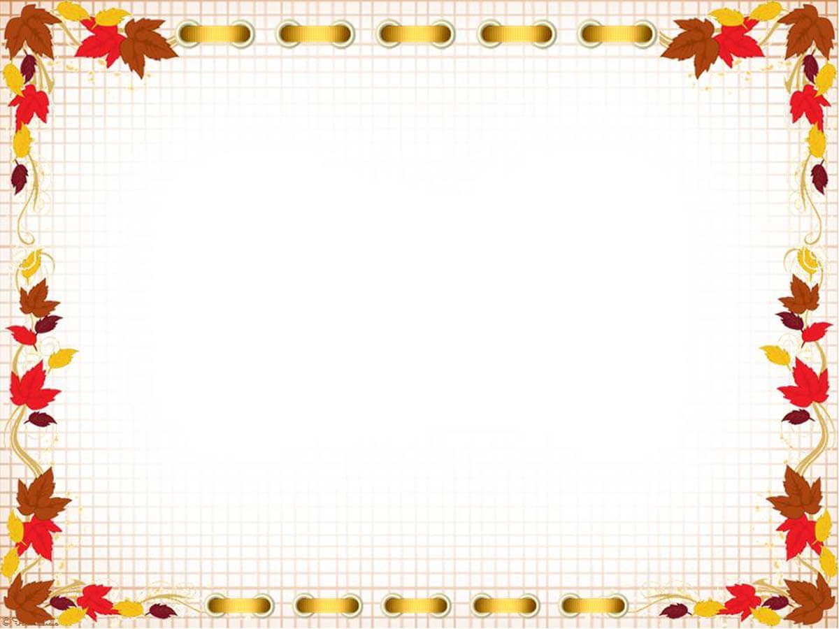 Рамка для презентации Школьная