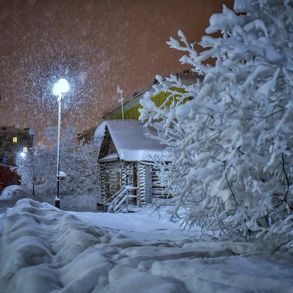 Зимний аватар для девушки