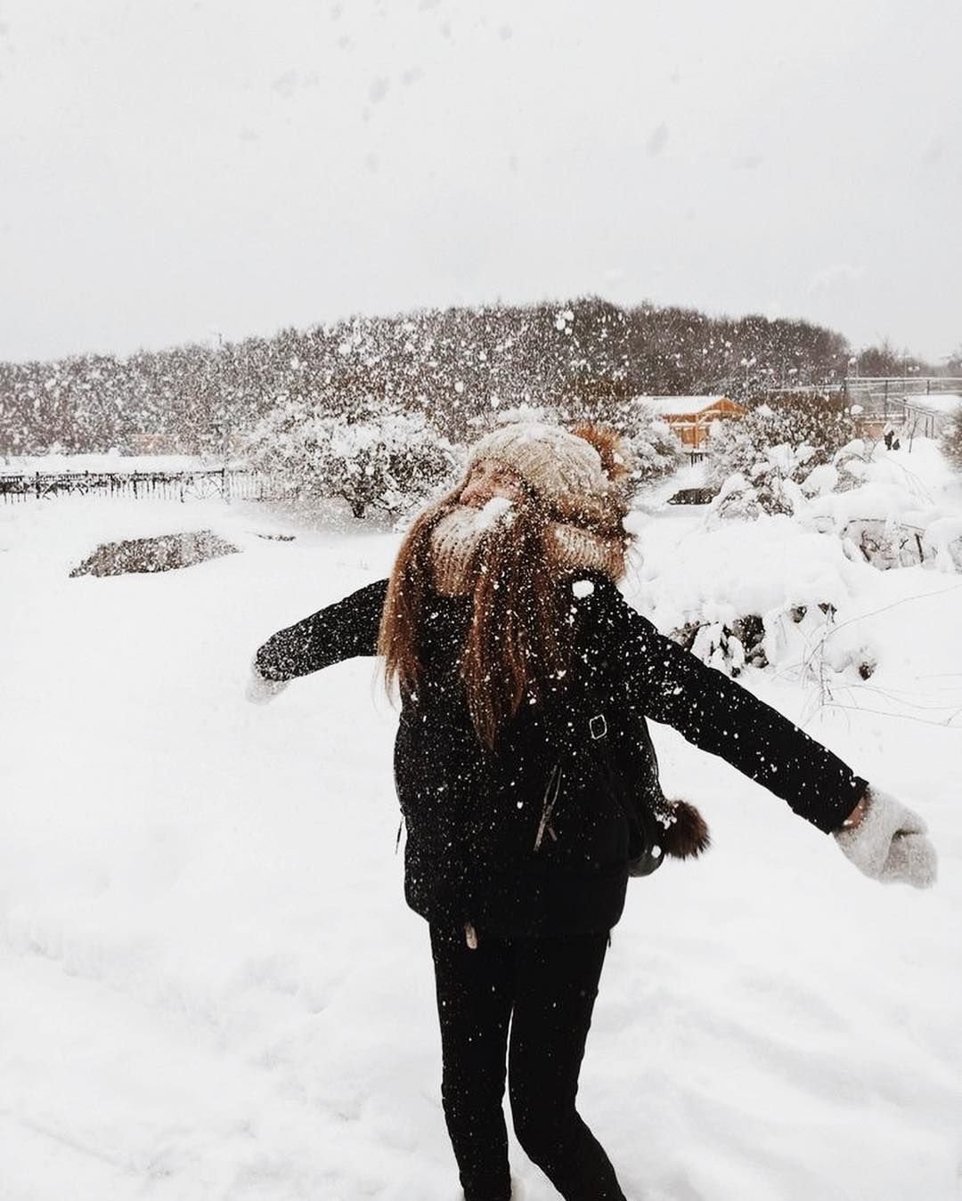 Хлопья снега