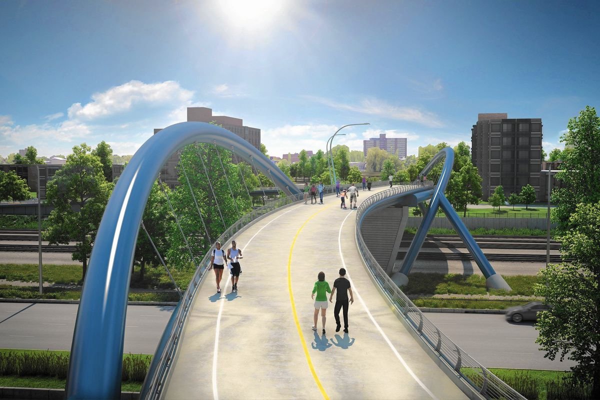 Надземный переход в Аргуне