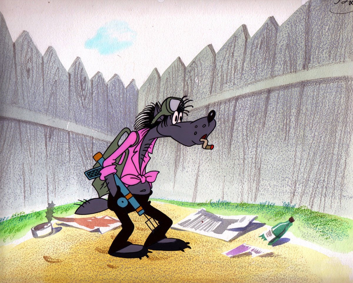 Волк из ну погоди Скрюченный