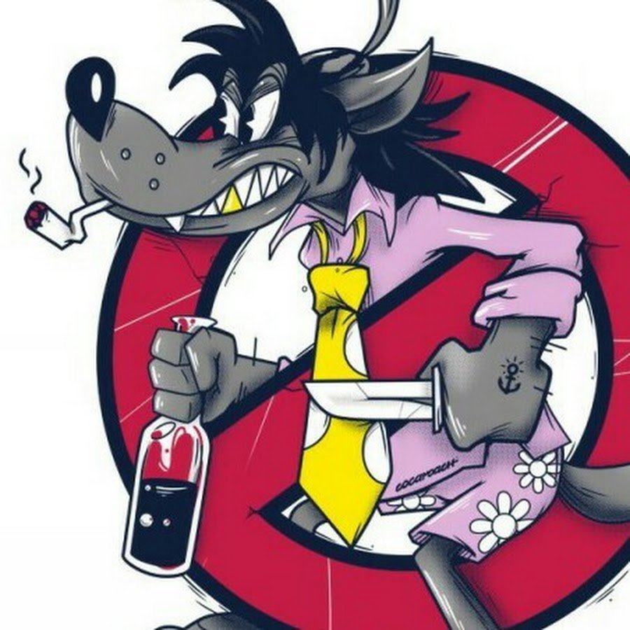 Курящий кот из ну погоди