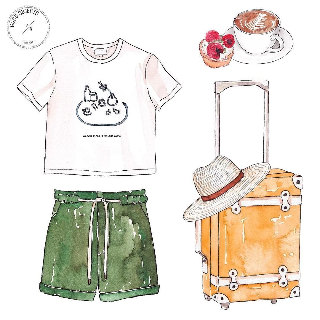 Летняя одежда рисовать