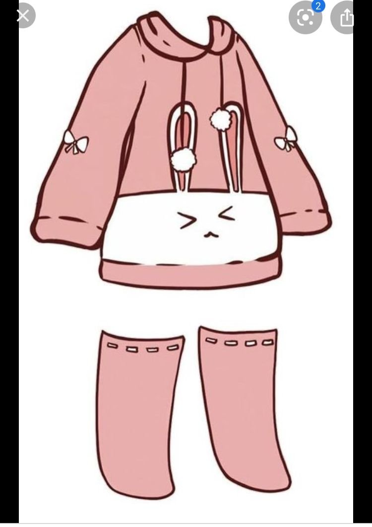 Одежда гача лайф для девочек для обработки