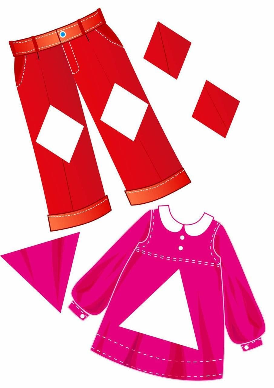 Подбери заплатку к одежде