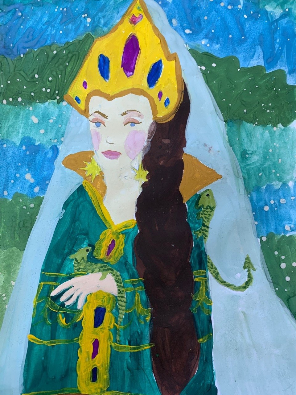 Раскраски к сказу Бажова медной горы хозяйка