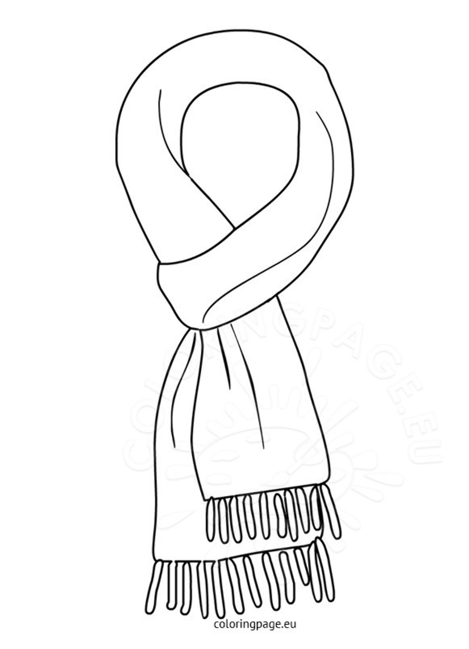 Шарф в графике