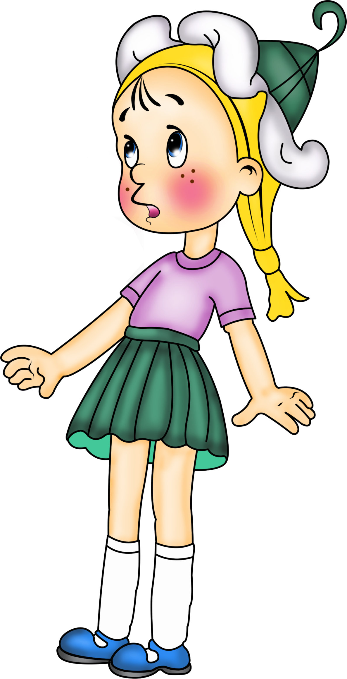 Незнайка коротышки девочки из цветочного города