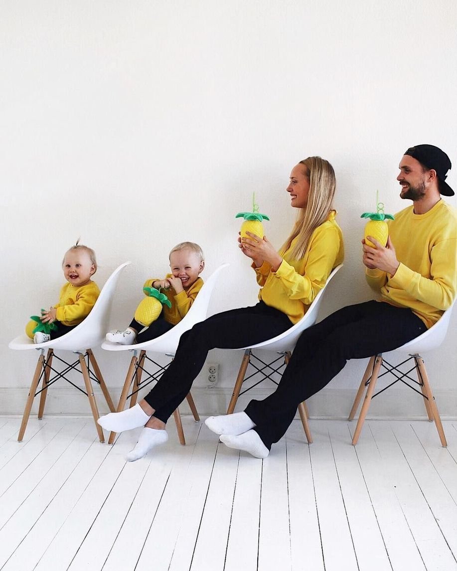 Необычные семейные фотосессии