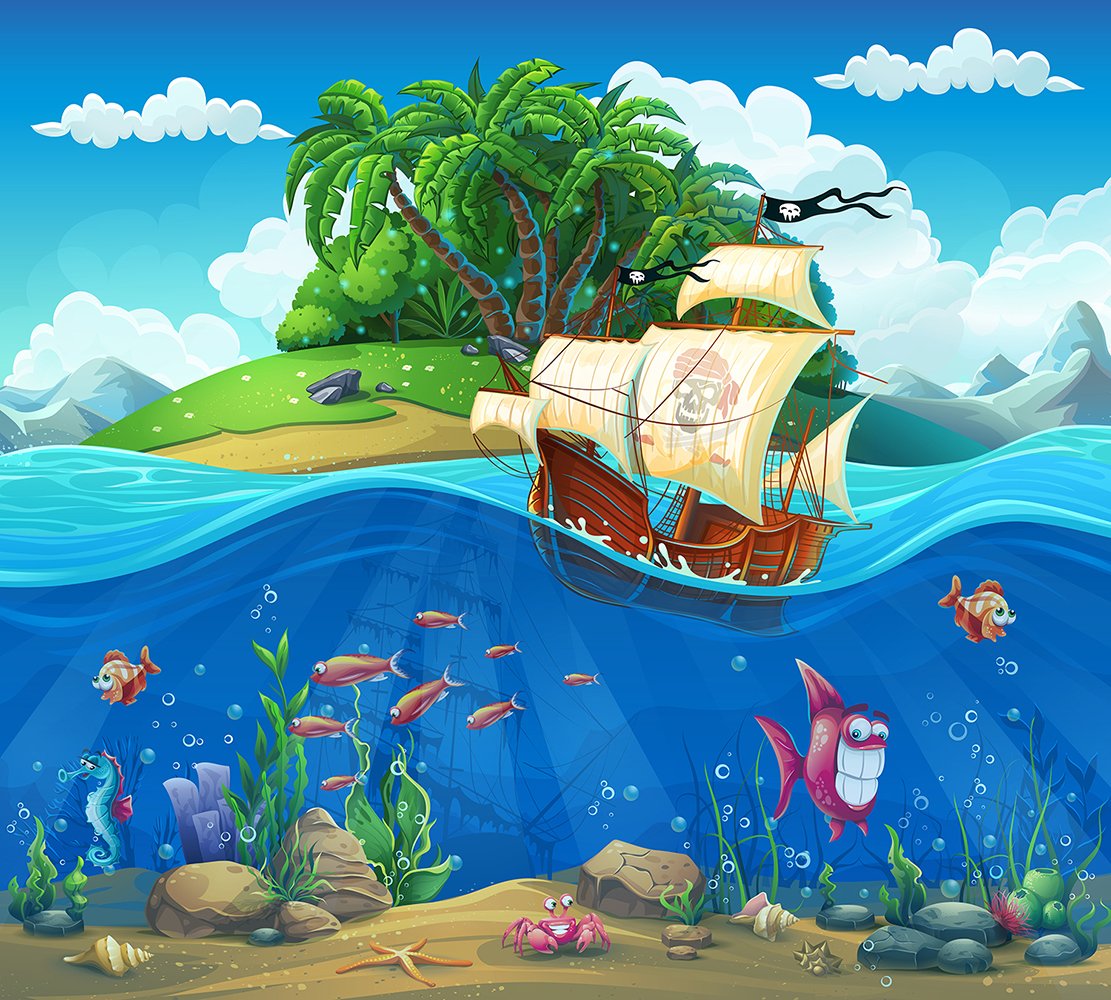 Остров пиратов для детей