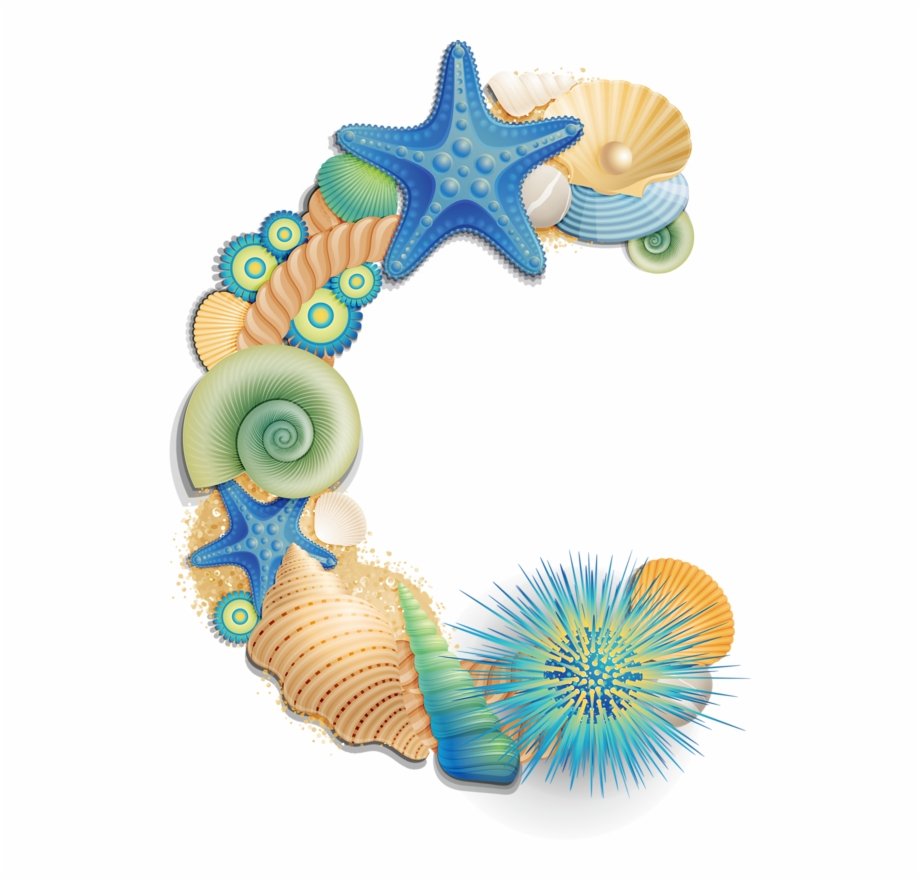 Буквы в морской тематике