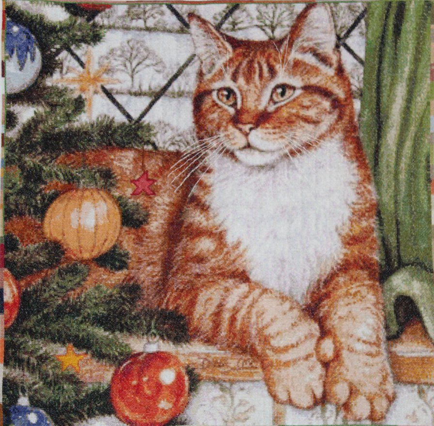 Новогодние рыжие коты