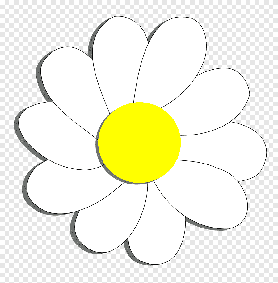 Ромашки узор карандаш