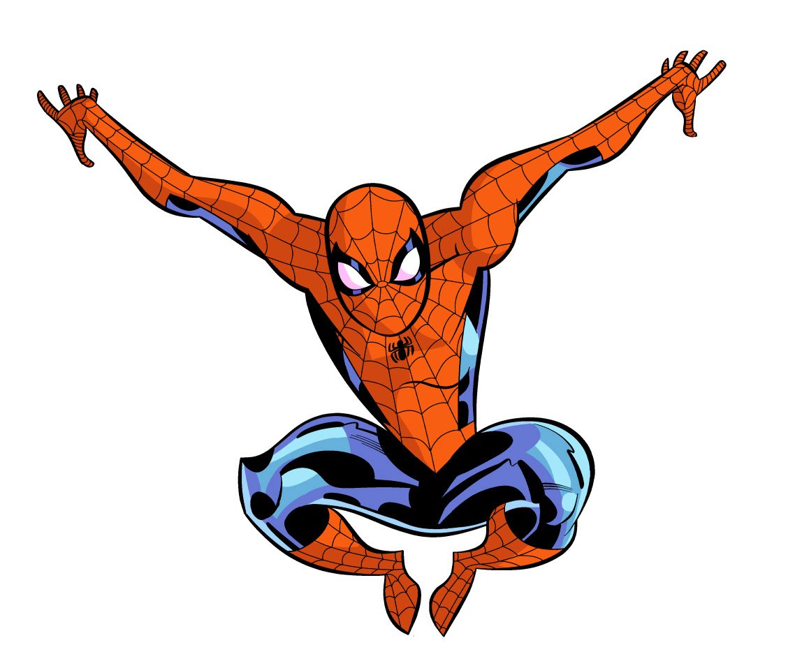 Человек паук картинки мультяшные