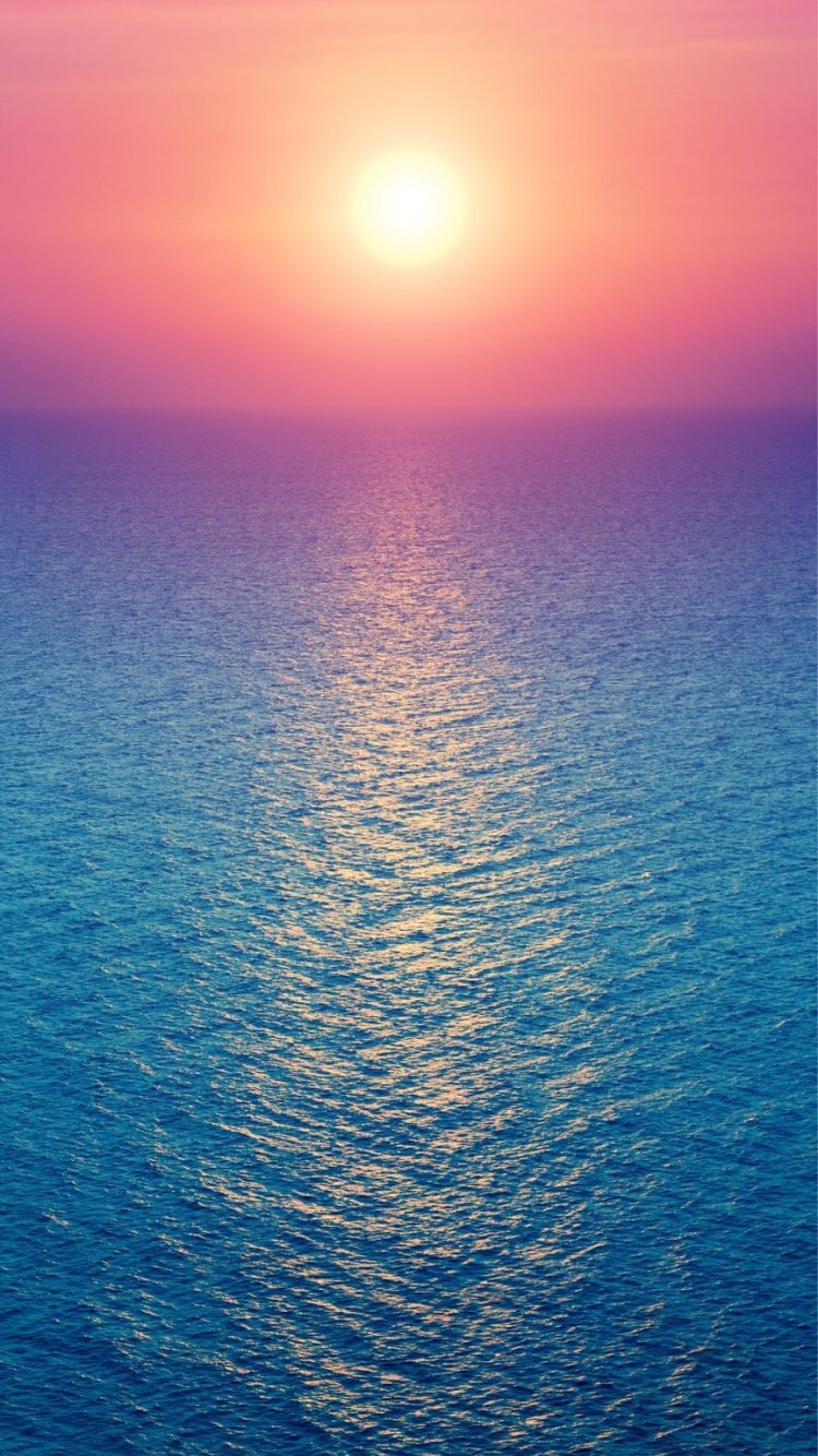 Красивое море вертикально