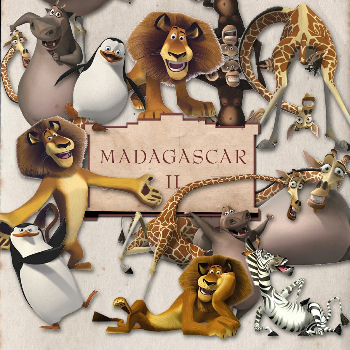 Мадагаскар наборы иллюстраций