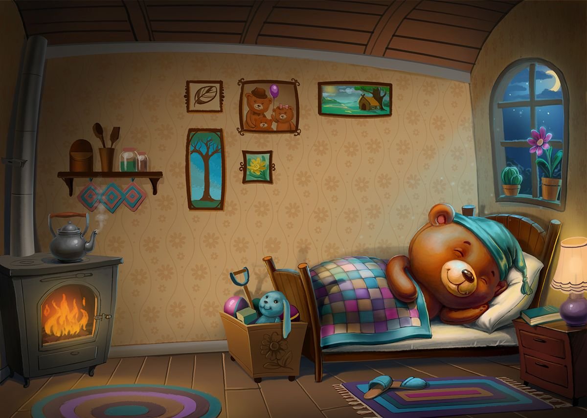 Спокойной ночи мишка