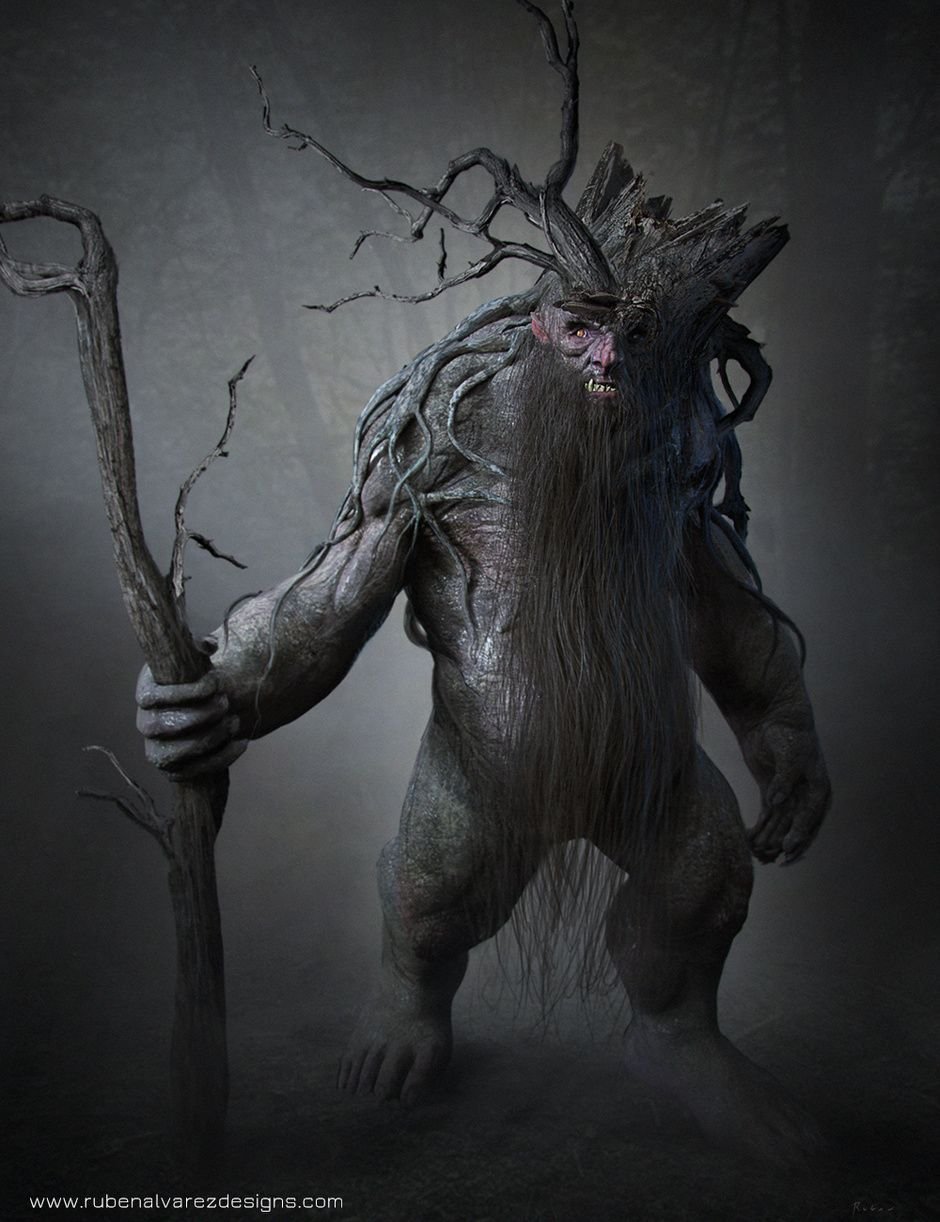 Леший силуэт