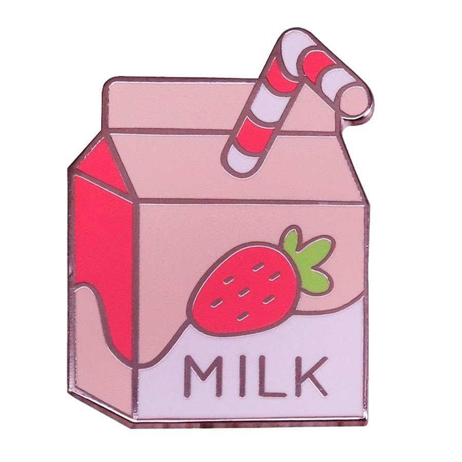 Коробка клубничного молока