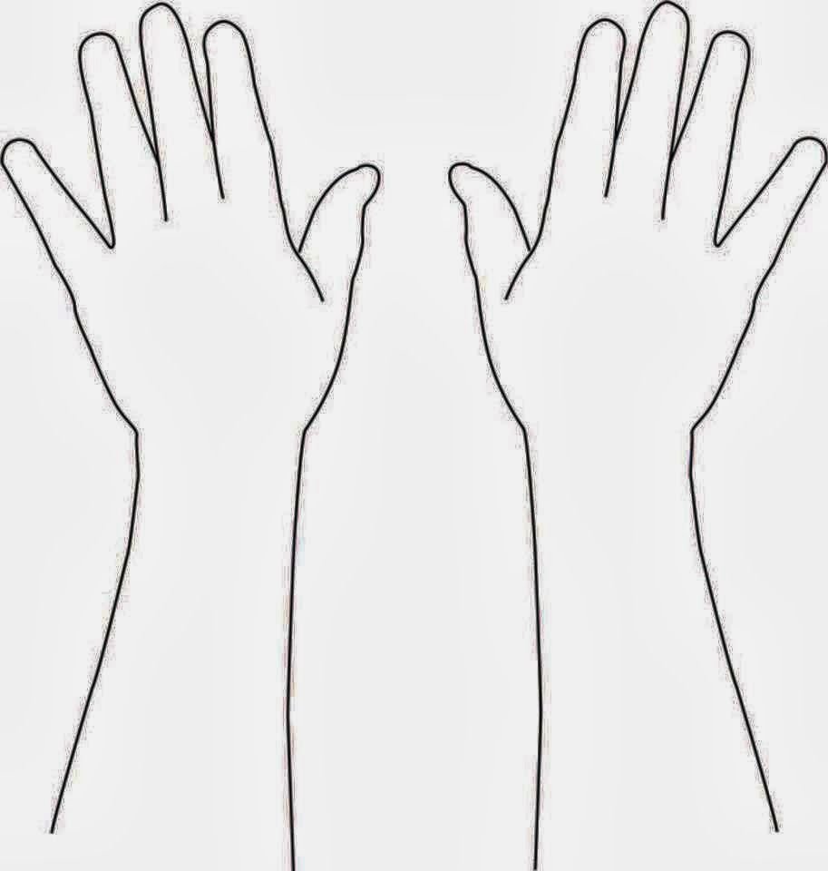 Трафарет руки