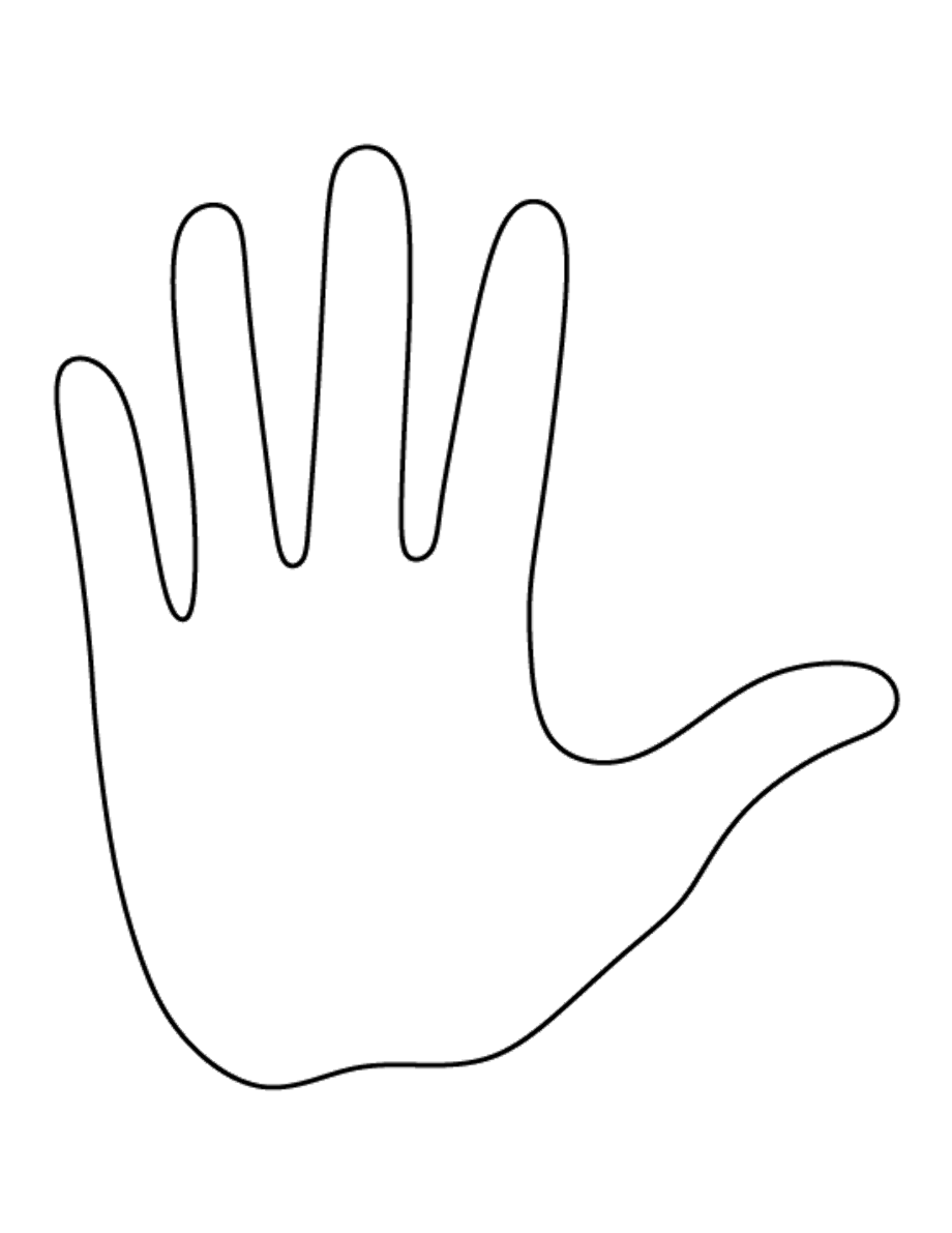Ладонь рисунок