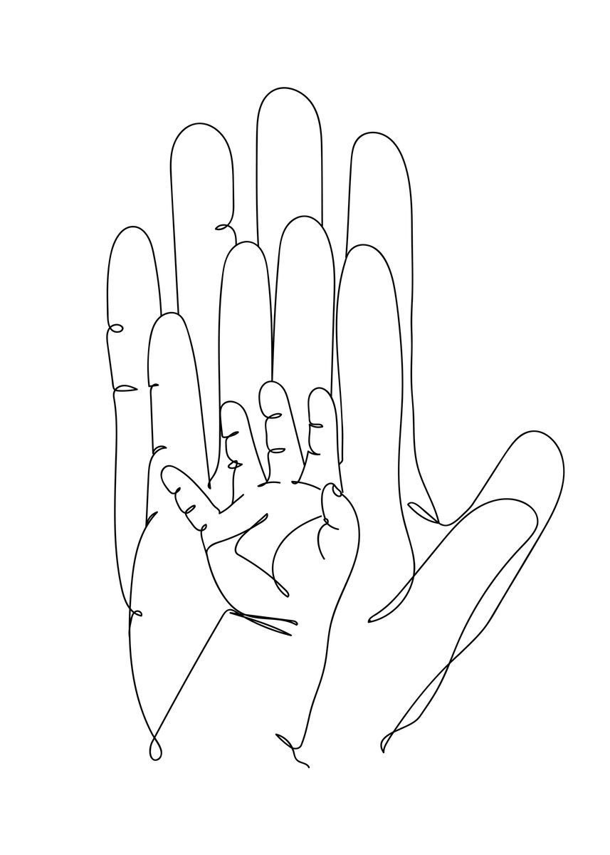 Рука для раскрашивания ногтей