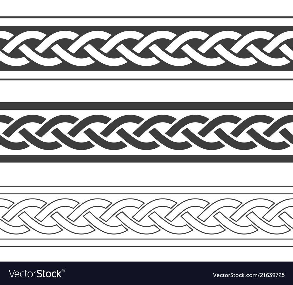 Скандинавский узор для гравировки
