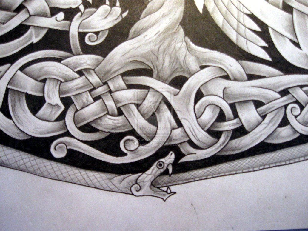 Узоры викингов Иггдрасиль