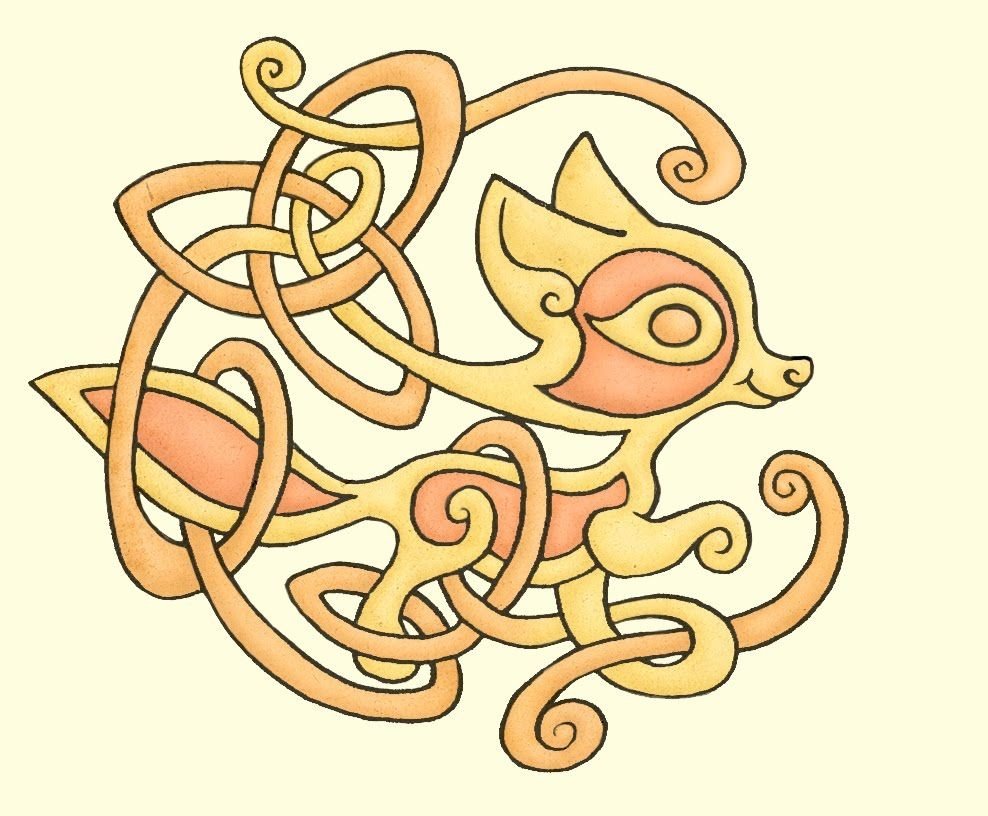 Зооморфный орнамент кельты