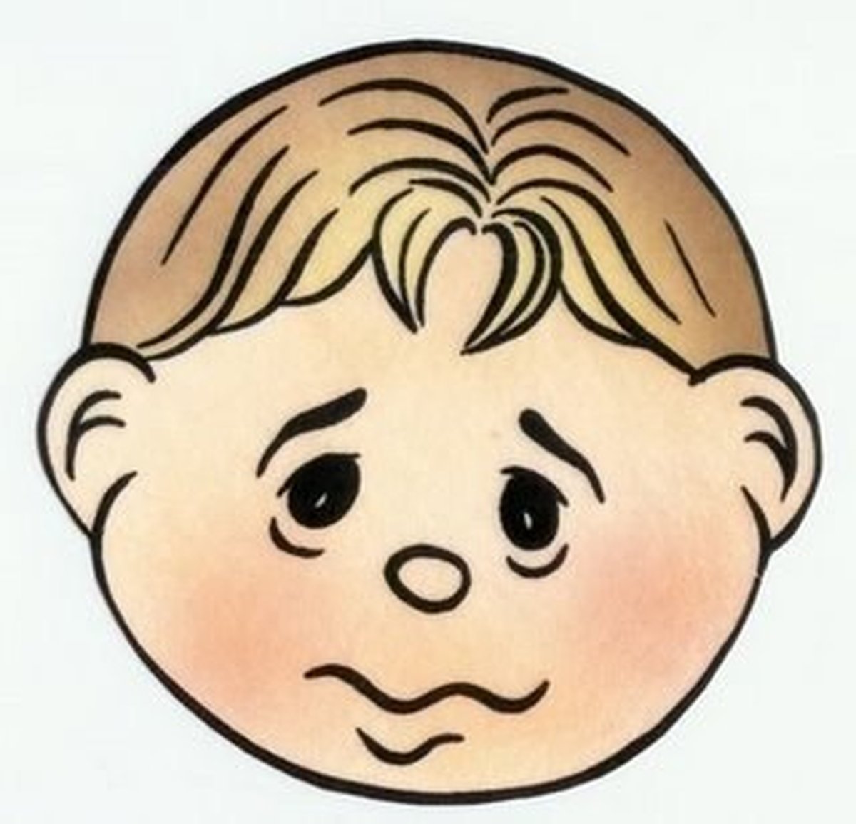 Детские мордашки раскраски