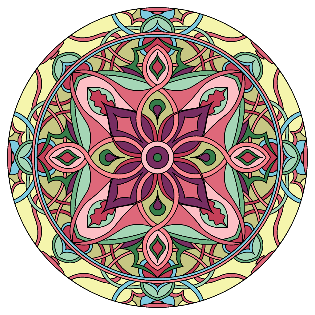 Мандала по цифрам